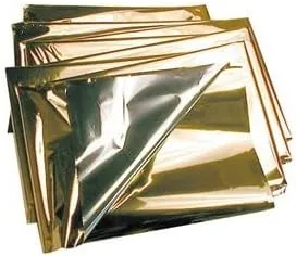 Couettes de survie Euromedis 210 x 160 cm (Lot de 10) - Meilleure Offre