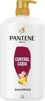 Pantene Shampoo para cualquier tipo de cabello Control Caída con Pro-Vitaminas y Vitamina E 1 Litro - 8% Off