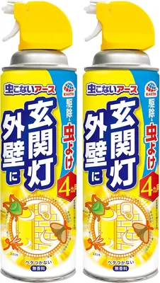 虫除け地球、エントランスライト、外壁用、450ml、2本セット、虫除けスプレー 56% Off