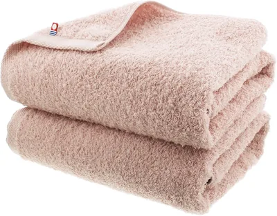 Imabari Bath Towels, Made in Japan, Smokey Pink, 2PC - 9% Off