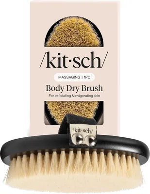 Kitsch Exfoliating Dry Brush Scrubber for Cellulite