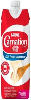 Carnation Nestlé Leche Clavel 100% Vaca Parcialmente Descremada Evaporada con Vitaminas A y D, 26% de Descuento