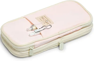 Estuche para Lápices MESVIER de Gran Capacidad, Lapicera Expandible con 4 Compartimentos - Aesthetic