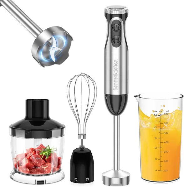 Bonsenkitchen HB3203 4 in 1 Multifunction Hand Blender