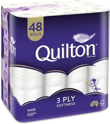 Quilton 3-Ply Toilet Tissue 48 Pack Best Deal