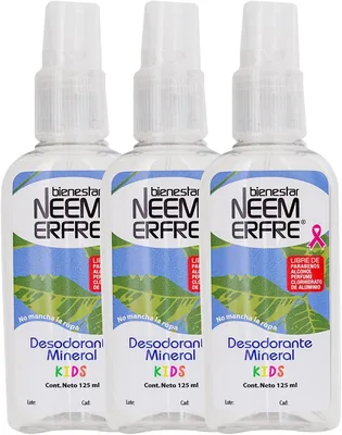 Desodorante Infantil para Niñas y Niños - Líquido de Piedra de Alumbre de Potasio - Sin Clorhidrato de Aluminio, Alcohol, Elimina el Mal Olor - 15% de Descuento