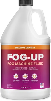 FogUp Medium Density Fog Juice - Long Lasting Indoor Outdoor Fog