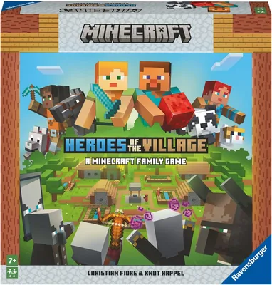 Minecraft Heroes of The Village Board Game for Kids