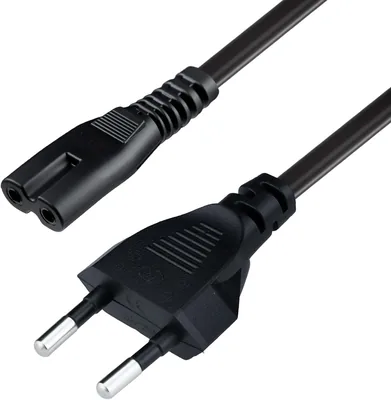 Câble d'alimentation C7 Bipolar 2 Tolesum 1.5M (4.9FT) pour PS5 / PS4 / PS3 / Xbox Series X/S - Noir - Meilleure Offre
