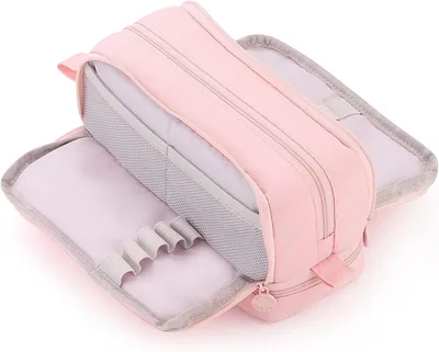 CICIMELON Large Capacity Pen Case, 4 Compartments, Best Deal