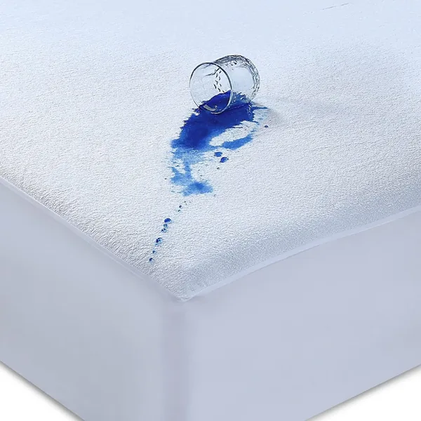 Caroline Shatuik Waterproof Mattress Protector Single,30cm Extra Deep Stretch Skirt Non-Noisy Terry Top Single Mattress Cover Single Bed(90 x 190cm)
