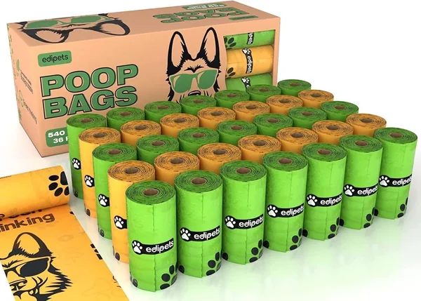 Edipets Biodegradable Dog Bags, 405 or 540 Pieces