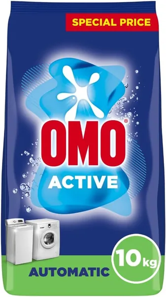 OMO Automatic Laundry Detergent Powder, Active, 10 Kg