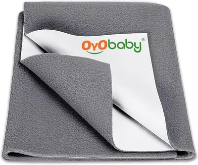 OYO BABY जलरोधक तेज़ सूखने वाली शीट बच्चों के लिए | बेड पैड एंटी-पाइलिंग फ्लीस अति अवशोषक धोने योग्य मैट्रेस प्रोटेक्टर | बच्चों का बिस्तर
