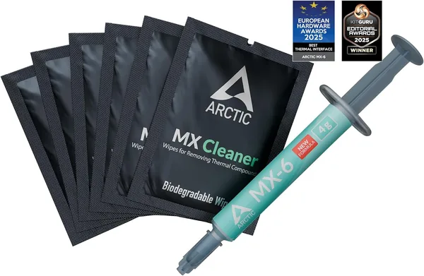 ARCTIC MX-6 (4g, Incl. 6 MX Cleaner) Thermal Paste