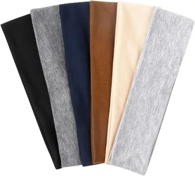 TERSE Short Hair Headbands - Non Slip Elastic Sweat Bands