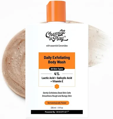 Chemist at Play Body Wash Exfoliating for Men, 4.2/5 Stars