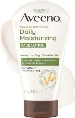 Aveeno Fragrance-Free Prebiotic Oat Face Cream, 24h Moisturize, Clinically Proven, SGD 20.54