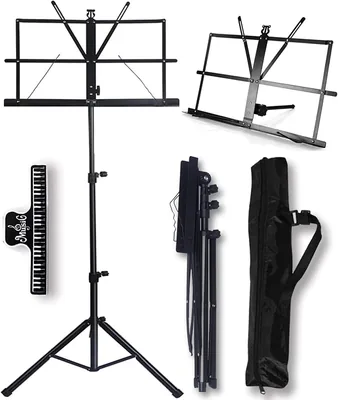 Soporte Musical 2 en 1 Plegable para Partituras y Libros