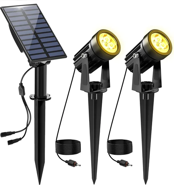 NATPOW Solar Garden Spotlight