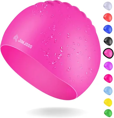 JIMJOOS Kids Swim Cap - Silicone Hat