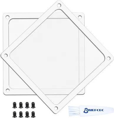 BRIEFCEC Dust Filter 140mm with Screws for Computer Cooler Fan/PSU/Routers NYLON 80 Mesh, Magnetic F