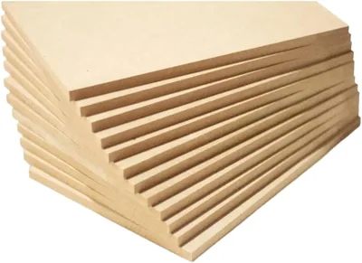Tabla MDF Manualidades 20x20cm 10 Piezas 9mm Espesor