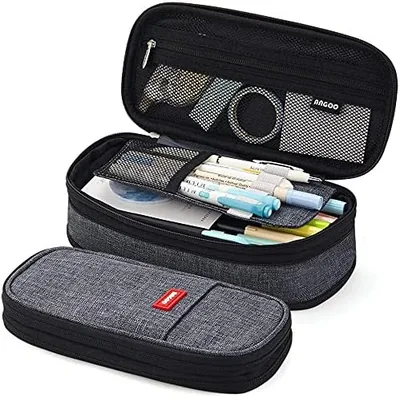 Estuche para Lápices MESVIER, Lapicera con Capacidad Expandible y 4 Compartimentos