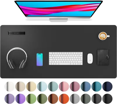 Pad de bureau Aothia, protections de bureau en cuir synthétique, tapis de souris antidérapant, protecteur d'écriture imperméable pour le bureau et la maison (11% de réduction)