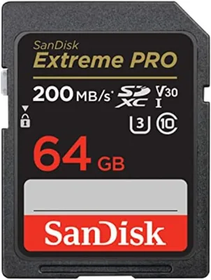 SanDisk 64GB Extreme PRO SDXC Karta + RescuePRO Deluxe, upp till 200MB/s, UHS-I, Klass 10, U3, V30 Best Deal