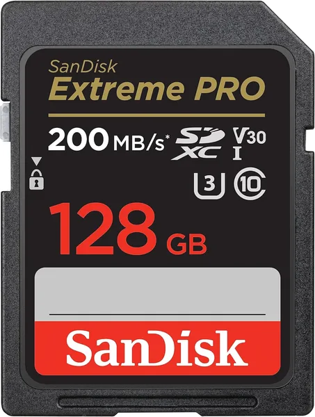 SanDisk 128GB Extreme PRO SDXC card