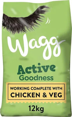 Wagg Active Goodness Adult Dog Food 12kg - 26% Off