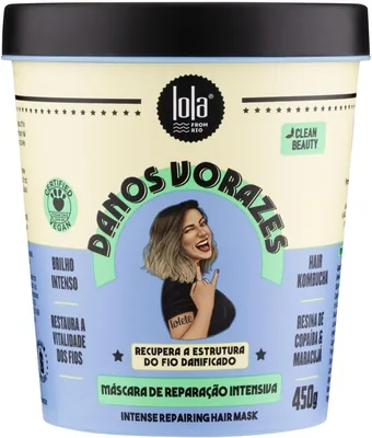 Máscara de Tratamento Danos Vorazes 450g, Lola Cosmetics