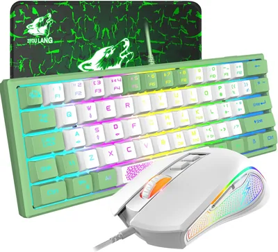 Mini 62 Key Mechanical Keyboard - LED Backlit