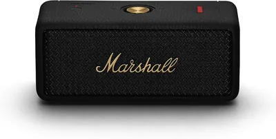 Marshall Emberton II Portable Bluetooth Speaker - Black & Brass 21% Off