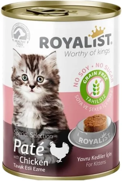 Royalist Kitten Cat Pat with Chicken 400g
