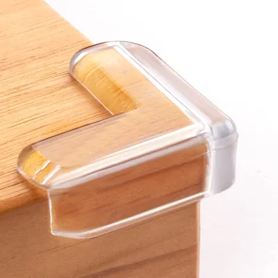 Baby Proofing Edge Protectors - 8 Pack Clear Silicone Corner Guards