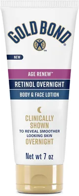 Gold Bond Age Renew Retinol Overnight Body & Face Lotion 7 oz | Save 31%