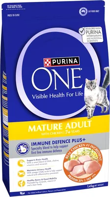 PURINA ONE Mature Adult Cat Food 1.4kg
