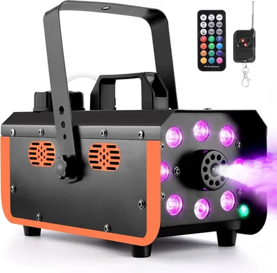 Máquina de Humo HAKUTA a Prueba de Lluvia con Luces LED y Efectos para Fiestas