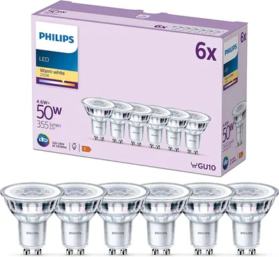 LEDClassic 50W GU10 WW 36D ND 6CT/4-AM LED Spotlicht warmweiß