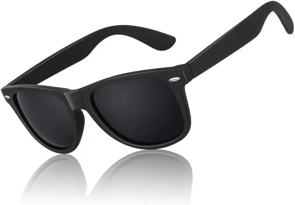 LINVO Polarised Sunglasses for Men Women UV400 Protection Shades 80's Retro Style Driving Cycling Sports Fishing Travel
