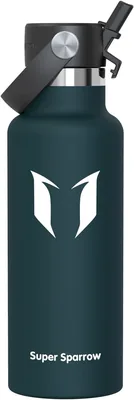 Super Sparrow Vattenkann - 350ml/500ml/750ml/1L/1.2L - Stainless Steel Metal Bottle - Thermos Standard Mund - Non-toxisk BP (26% Off)
