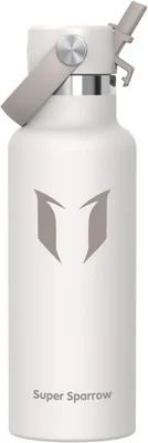 Super Sparrow RVS Waterfles - 350ml/500ml/750ml/1L/1.2L - FlipFlow Sportwaterfles met Rietje - Herbruikbaar, Lekdicht en BPA-vrij, 13% korting!