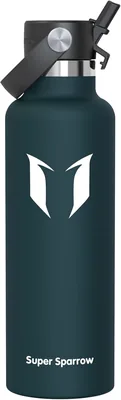 Super Sparrow Vattfles - 350ml/500ml/750ml/1L/1.2L - Stålsk Metal Flaske - Thermos Standard Mund - Non-toxik BP - 10% Avrinkt