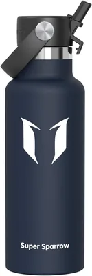 Super Sparrow Trinkflasche aus Edelstahl, Ultra-Leichtes Thermogefäß, 350 ml, 500 ml, 750 ml, 1 L, Standard Strohhalmdeckel