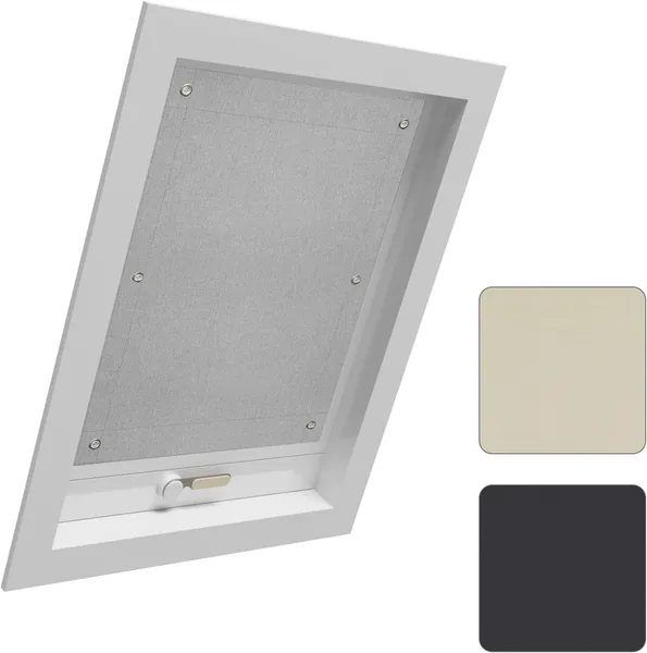 WOLTU Thermal Skylight Roller Blind, No Drilling, Sun Protection