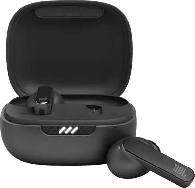 JBL Live Pro 2 TWS draadloze oordopjes zwart; Waterdicht, geluidsonderdrukking en tot 40 uur batterijduur - 52% korting