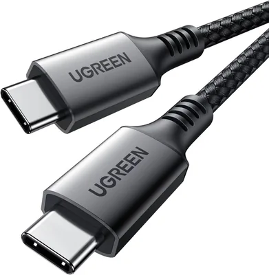 Câble USB C UGREEN Zapix 100W PD 20V 5A - Charge rapide Nylon Tressé (1M) | Type C, Compatible iPhone 17 Pro Max Air 16 1