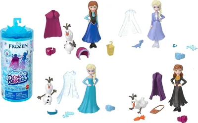 Mattel Disney Frozen Snow Color Reveal Dolls 75% Off